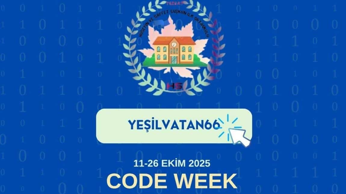 11-26 Ekim Kod haftası etkinliklerimiz ..